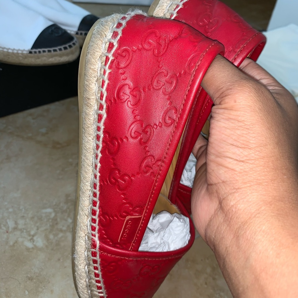 Authentic red Gucci Espadrilles 🔥 - Picture 2 of 4